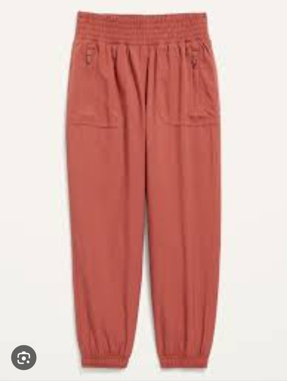 Girl's Old Navy StretchTech Zip-Pocket Joggers In Rust